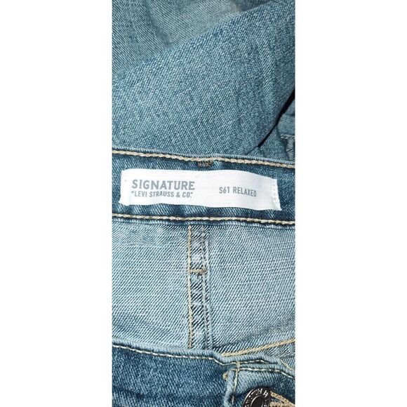 Levi's Signature Men's S61 Relaxed Jeans Size 40x32 PLEASE SEE MEASUREMENTS! - Picture 6 of 9